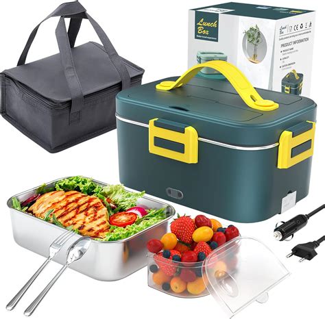 electric heated lunch box car|best 12v heated lunch box.